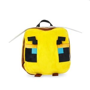 Minecraft Boys Bee Plush Backpack